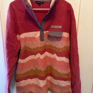 Simply Southern Pink and Gray Fleece